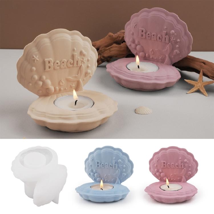 Ocean Themed Resin Molds Silicone Candle Holder Molds Ocean Themed Silicone Molds for Epoxy Resin, Home Decorations