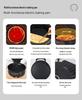 Electric Double-Sided Non-Stick Griddle for Eggs, BBQ, and Pastry