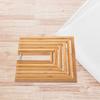 Hollowed-out Bamboo Placemat Natural Anti Scalding Mat Bamboo Heat Insulation Pad  Kitchen Use