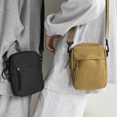 Oxford Bolsas Femininas Crossbody Pequenas Bolsas de Ombro para Homens Cor Sólida Bolsas de Telefone Mini Bolsas Mensageiro