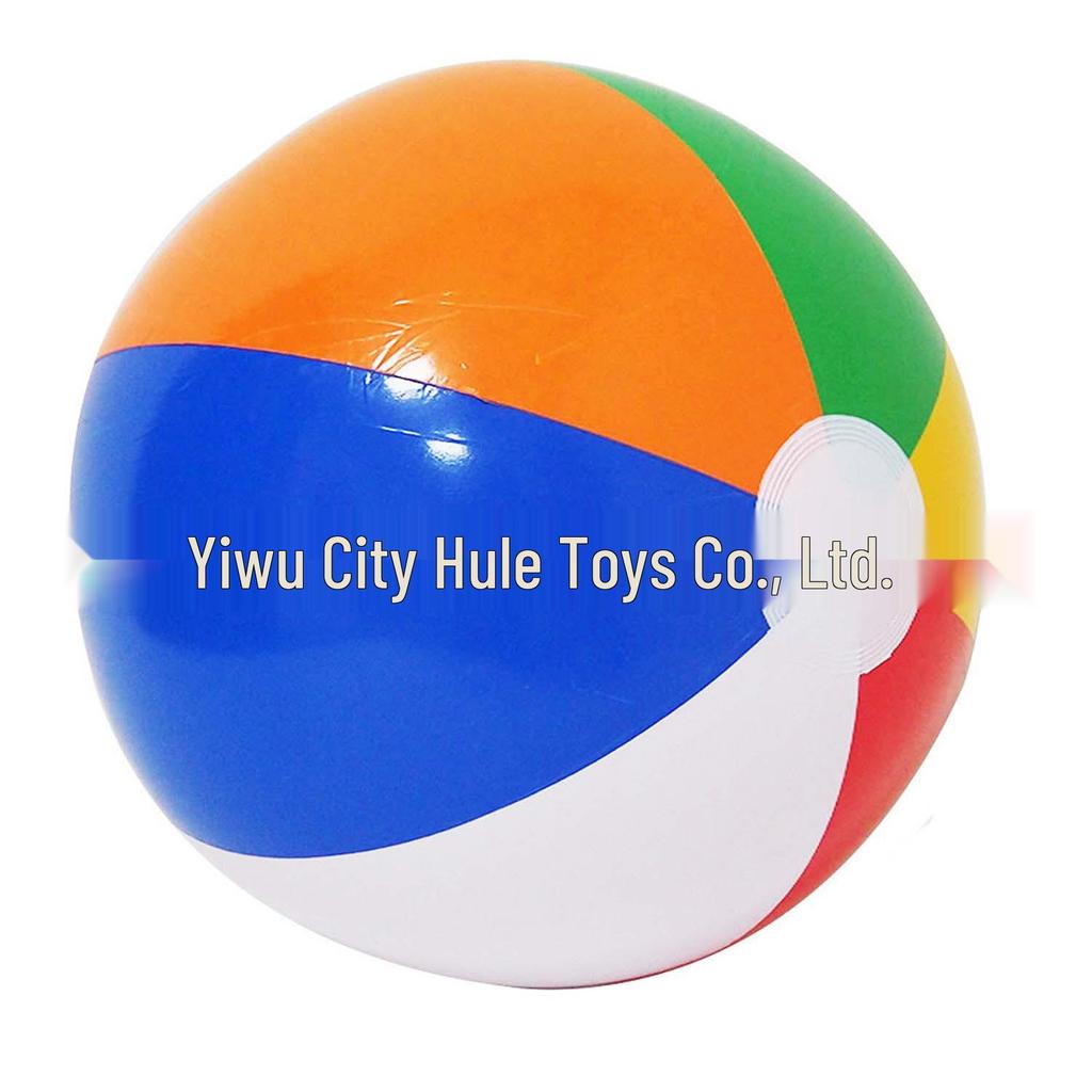 16-inch Colorful Inflatable Beach Ball - Eco-friendly Pool & Outdoor Toy for Kids