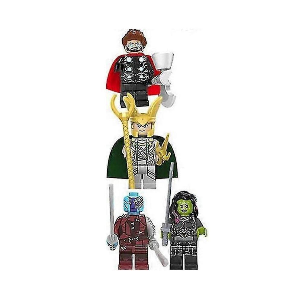 32 pezzi Marvel Avengers Supereroe Fumetto Mini Figure Dc Minifigure Regalo per Bambini