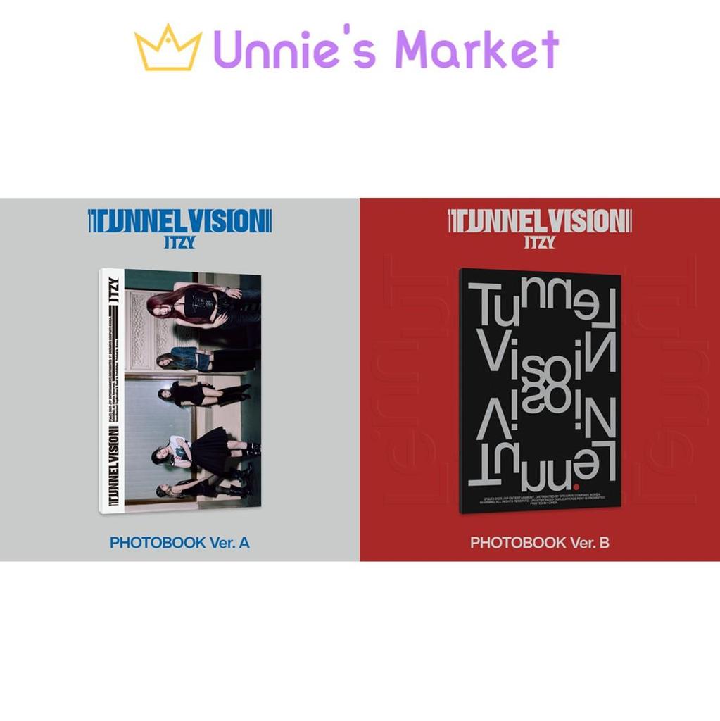 [Pre-order] ITZY [TUNNEL VISION] Photobook Ver. (A Ver. / B Ver.) + Free Gift