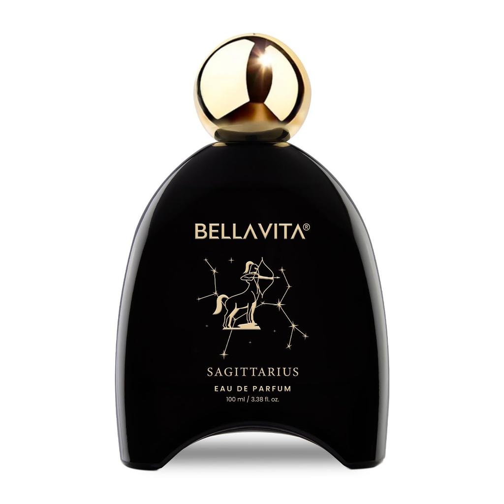 BELLAVITA Zodiac Collection Sagittarius | Long Lasting Perfume for Man and Woman | EDP 100ml | Saffron, Chocolate and Moss