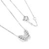 Girls' Heart Butterfly Necklace Korean Style Light Luxury Temperament Inlaid Zircon Necklace Niche Design Sense Clavicle Chain