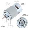 775/795/895 DC Motor 12/24V 3000-15000RPM High Speed Large Torque Motor Tools for Small Drill / Micro Machine with Ball Bearing