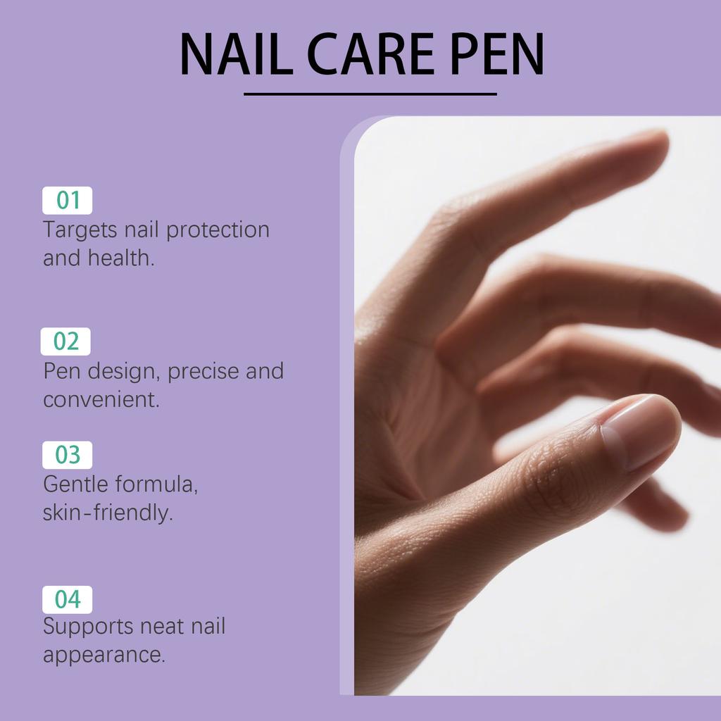 Two-in-One Nail Pen Moisturizing And Hydrating The Nail Surface. Daily Nail Maintenance. Portable Pen,2ML