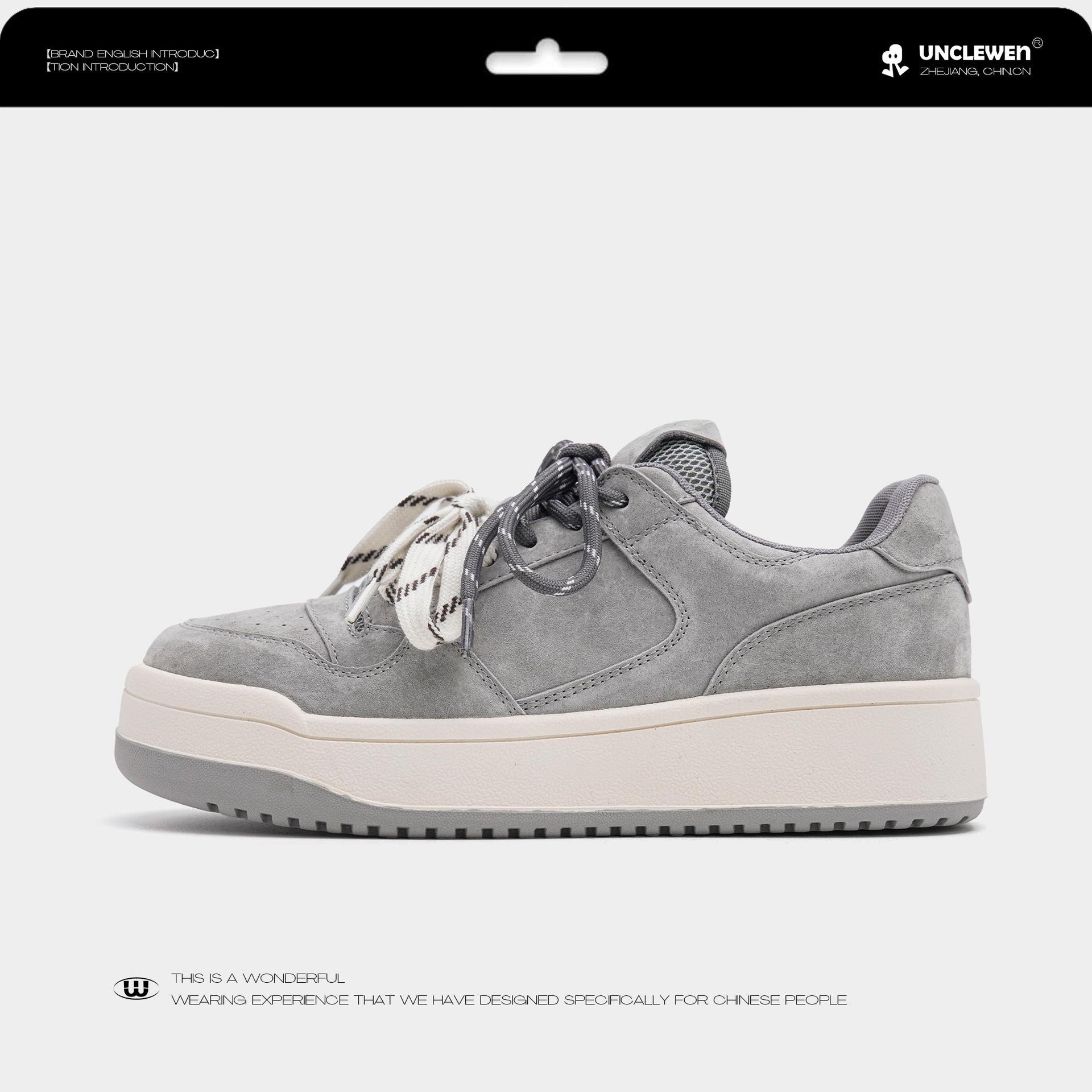 

2025 spring new matte board shoes Korean simple and versatile casual thick-soled lace-up lightweight sports little white shoes women 40 синій