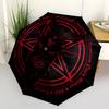 1pc Baphomet Symbol Satanic Artwork Umbrella with Plastic Handle,Suitable for All Seasons Home Travel Outdoor UmbrellaB1663