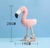 Pet Dog Squeaky Toys Interactive Cartoon Animal Flamingo Shape Dog Chew Toy Training Products Puppy Sound Toys For Small Meduim