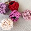 Barrette Floreali Romantiche Rosa Francese per Capelli Posteriori Donna Clip a Pinna di Squalo Presa Ampia Clip Allentata Copricapo