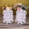 Mini Square Wedding Photo Frame Resin Wedding Home Decor Retro Photo Frame Photo Prop Tabletop Photo Frame
