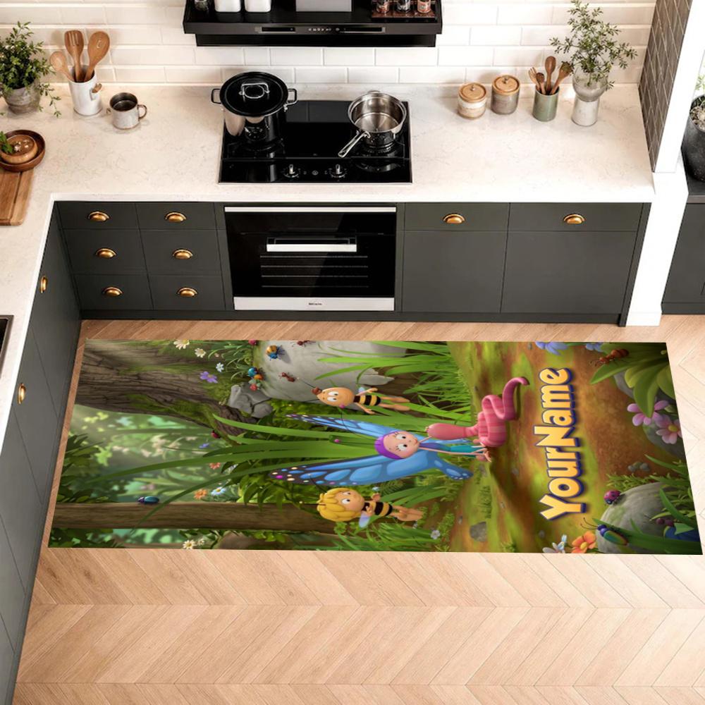 Biene Maja Customize Your Name Kitchen Rug Runner Rug Laundry Mat Hallway Entryway The Best Gift Choice