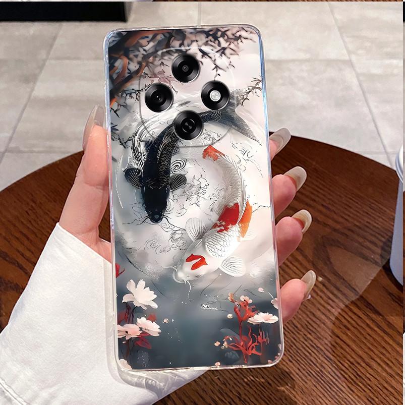 For Oppo CPH2763 Cover Oppo F31 Pro F31Pro 5G Case Clear Luxury Cute Love Rabbit Funny Cartoon Painted TPU Soft Silicone Casing