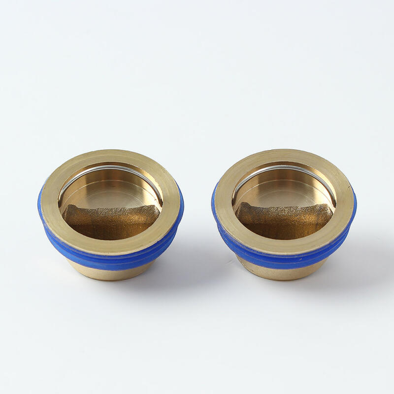 Odor-reducing Insect-blocking Volleyball Drain Trap 2-piece (brass)