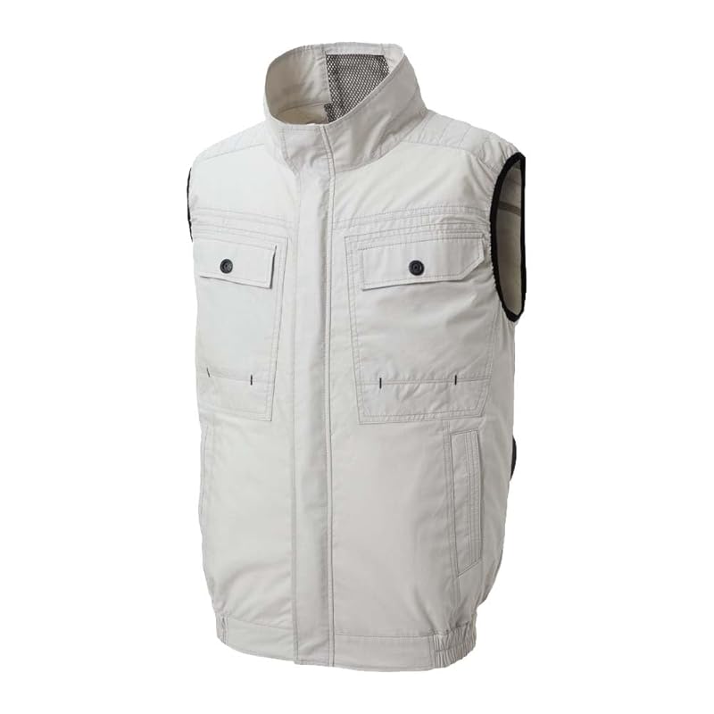 

[Sun-S] air conditioning fushin clothes vest Clothes only/With original sticker [KF92490] (3L, stone gray)