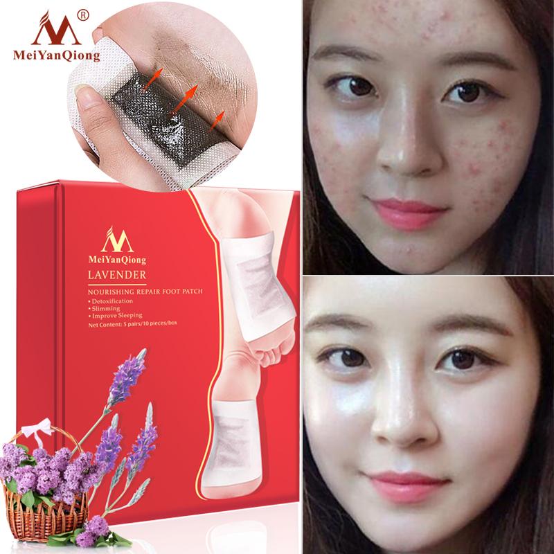 Lavender Health Body Foot Patches Pads Nourishing Repair Foot Patch Improve Sleep Quality Wormwood Patches