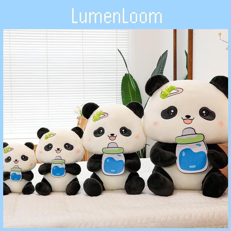 Panda Baby Bottle Plush Toy Cartoon Stuffed Animal Doll Decoration Gifts Kids