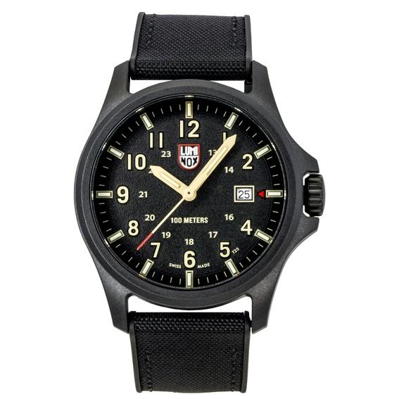 Luminox Atacama Field Rubberen Band Zwarte Wijzerplaat Kwarts XL.1970.2 100M Herenhorloge zwart