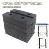 4Pcs Square Ox Tendon Rubber Arm Pads Car Lift Accessories For Auto Truck Hoist