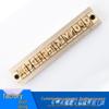 CNC Engraving Copper Mold Set for Leather Branding - Includes Logo & Movable Type English Numbers