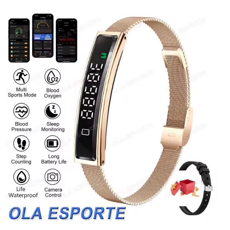 2026 Smart Bracelet Activity Fitness Tracker Sleep Heart Rate Blood Oxygen Waterproof Multiple Sport Smart Watch For Android iOS