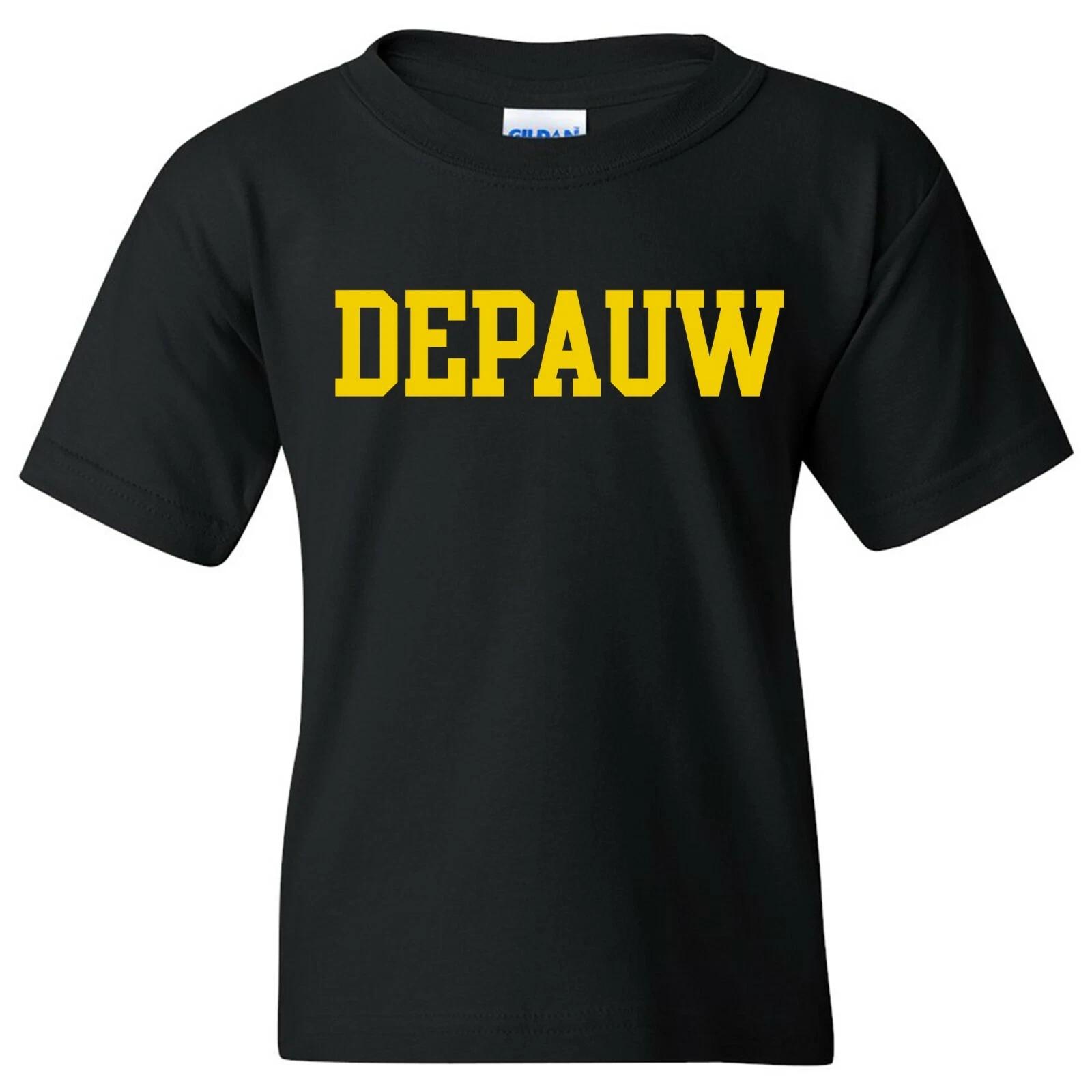 Depauw Tigers Basic Block Youth T-Shirt 4XL