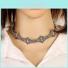 Böhmische Geometrische Legierung Choker-Halskette Mit Geprägtem Muster Für Vintage-Mode Oder Freizeitkleidung