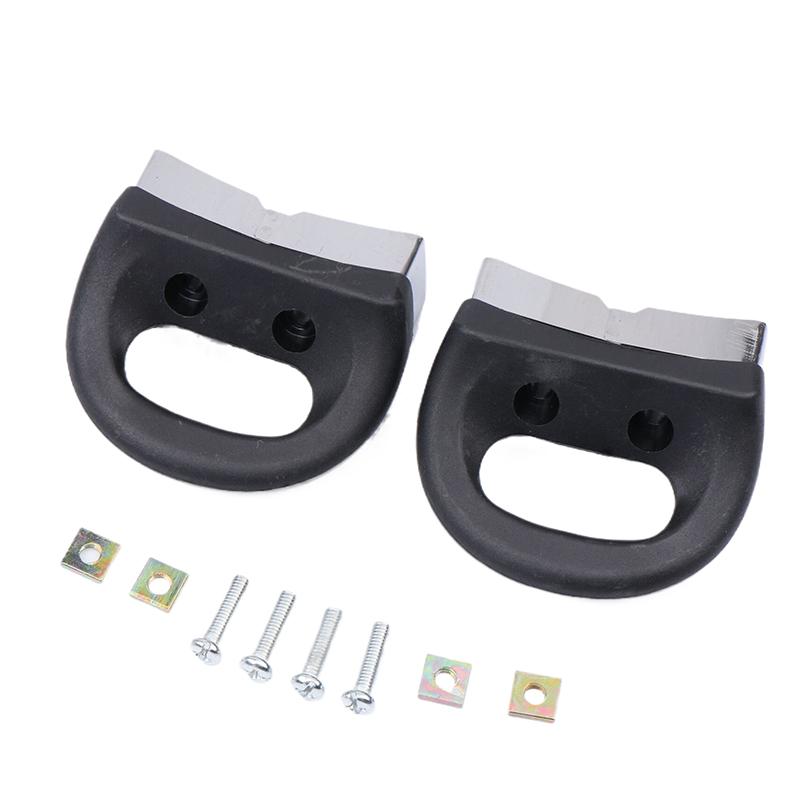2PCS Bakelite Grip Anti Scalding Side Single Hole Pressure Pan Plastic Handle Short Pot Handle Kitchen Cooking Tool Accessories