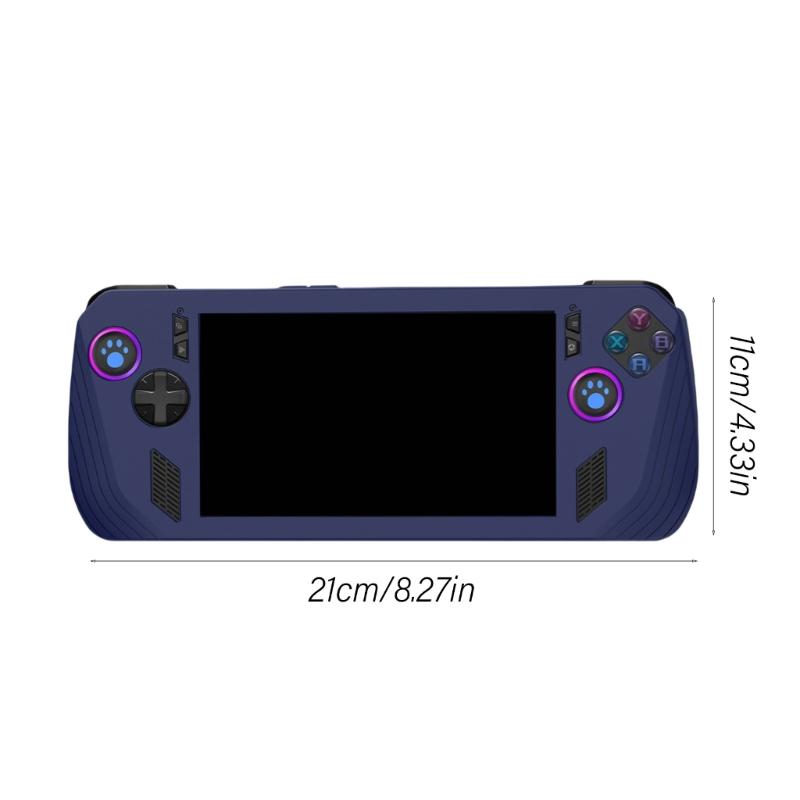 Soft Silicone Protective Case for Rog Gaming Handheld All Around Cover Case AntiScratch Comfort Silicone Case