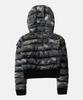 Badblood Viper 31-2 Hooded Short Puffer - Green Camo