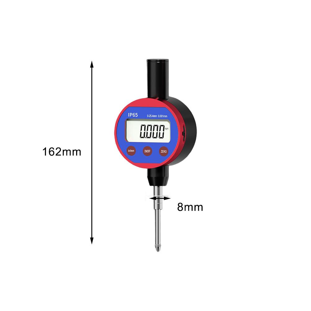 12.7mm LCD Measuring Instrument Metric Imperials Display Rechargeable Fits For Dial Indicator Micrometer Height Depth Gauge Kit