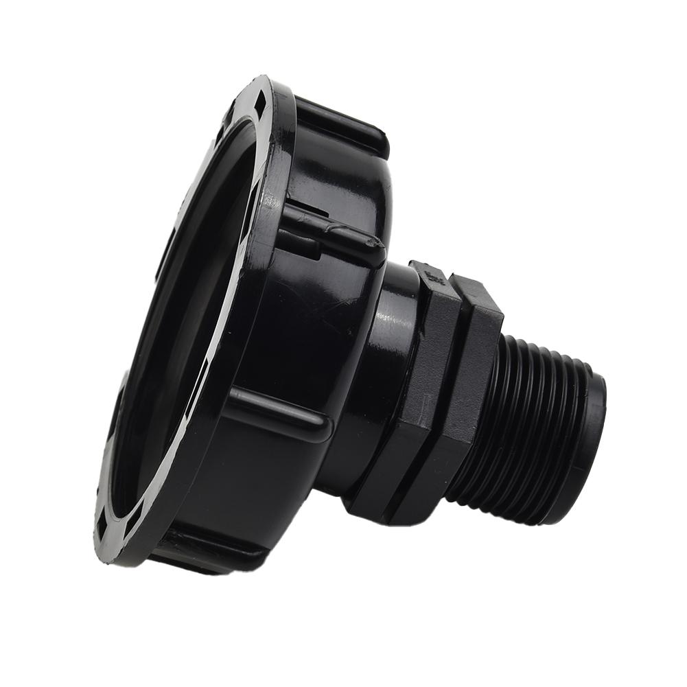 Plastic IBC Tank Adapter with 60mm Coarse Thread and Female 2 and 3/4 Hose Connector for Reliable Water Transfer On IBC Tanks