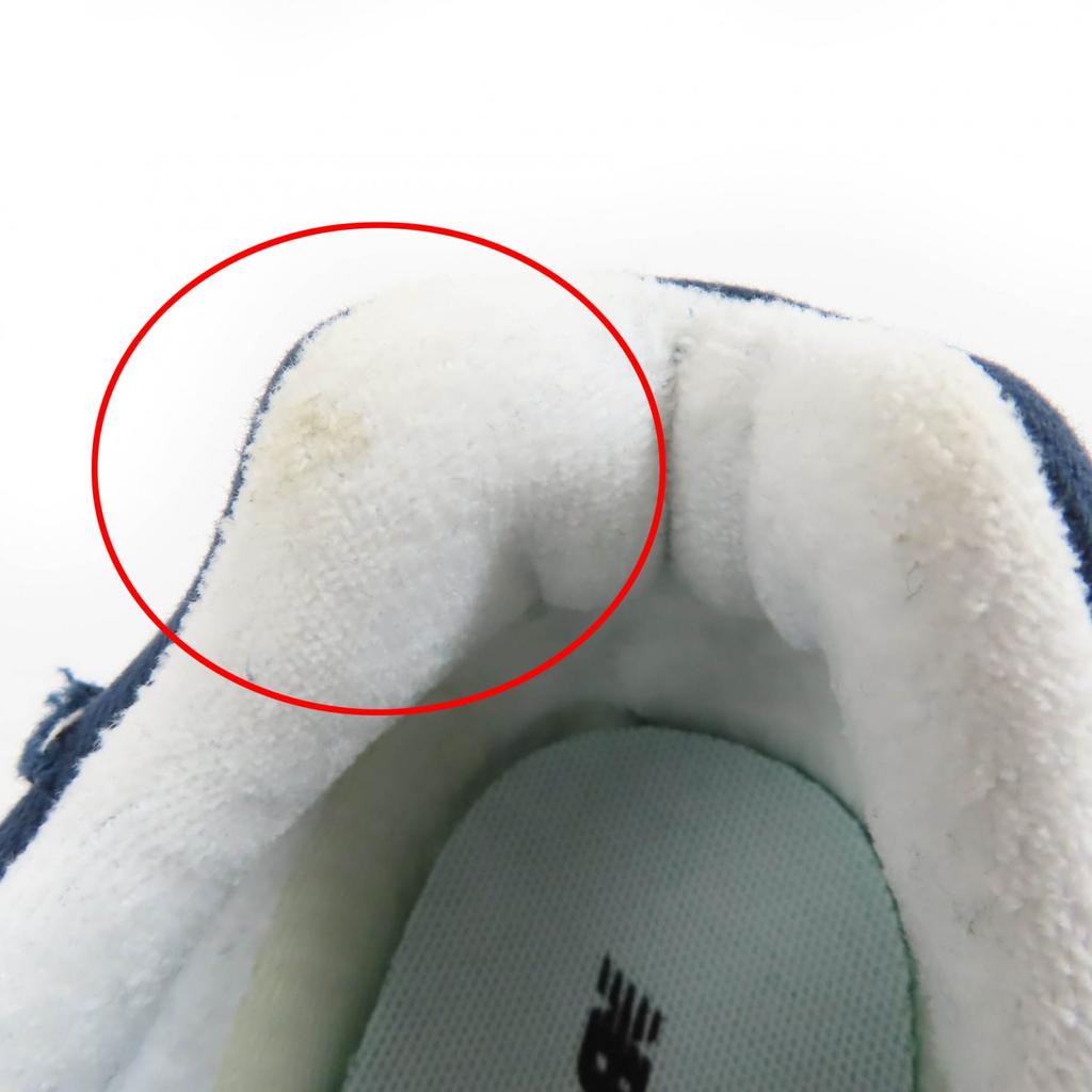 Excellent MIUMIU New Balance sneakers Logo fringed canvas Navy canvas Women 39 574 Used