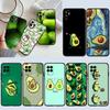 IK8 Avocado Fruit Art Phone Case for Samsung Galaxy A11 A12 A13 A15 A52S A53 A55 A56 A70 A71 A72 A73 F06 F16 F56 S10 Plus S10e