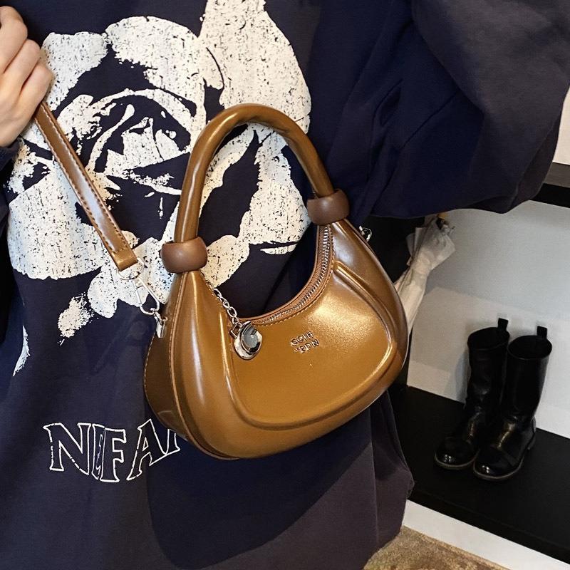 Women's Handbag, Underarm Bag, Sophisticated, Unique, Retro, Versatile, Single Shoulder/crossbody Crescent Bag