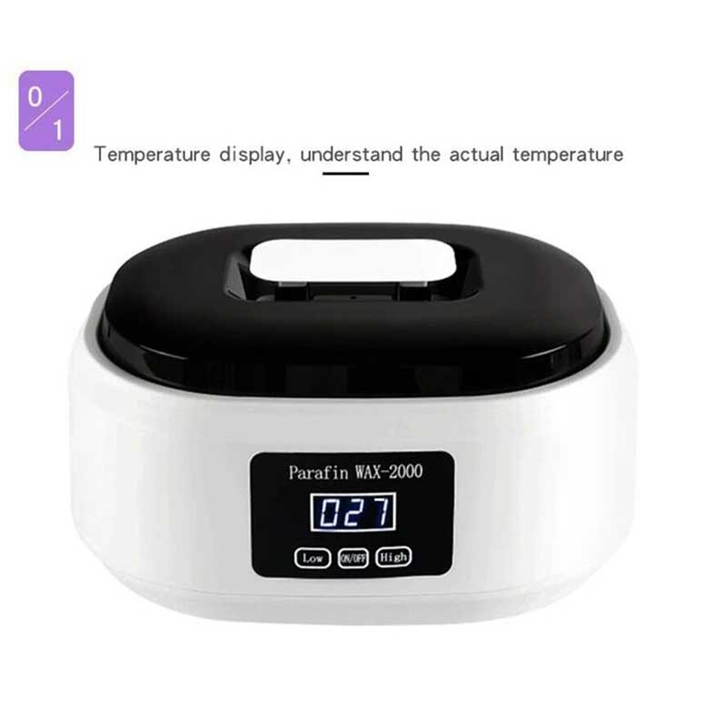 Banafen Parafin Terapi Makinesi Büyük El ve Ayak Bakımı Parafin Terapi Cihazı CNC Ekran Zamanlama Büyük Kapasiteli Parafin Eritici