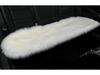Winter Plush Imitation Wool Car Seat Cushion Set: Non-Slip, Thickened, No Backrest, 3-Piece.