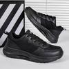 Fashion Spring Autumn New Style Men Shoes Soft Breathable Running Shoes Lightweight Mesh Platform Casual Shoes Black Sneakers