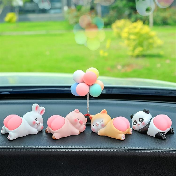 Animal Butt Resin Figurine Ornament Stress Relief Toy Suitable For Car Dashboard And Home Desk Stress Relief Accessories