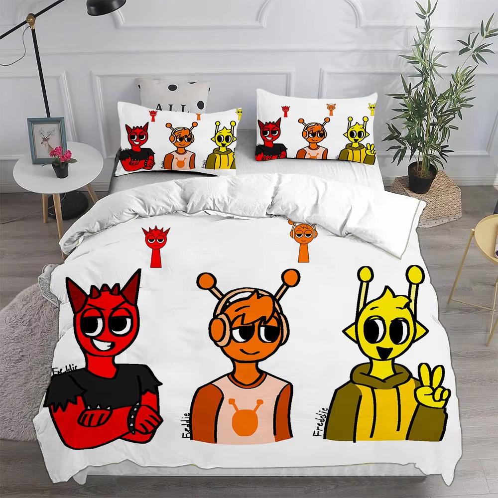 3D Printed Game Duvet Cover Set Queen King Size Kids Bedding Set 3 Piece Set With 2 Pillowcases For Children Adult Bedroom Decor