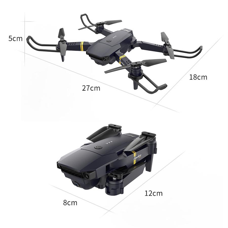 WIFI FPV 4K HD Dual Cameras Built-in Battery Foldable Selfie RC Quadcopter Drone