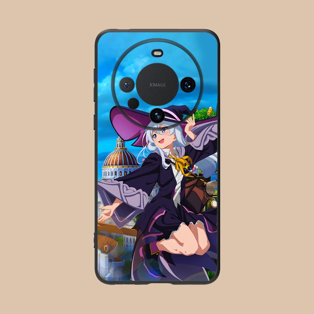 Wandering Witch Elaina Matte TPU Mobile Phone Case for Huawei Mate 60 50 40 30 20 10 Pro Plus Lite E 5G Colorful Printing Cover