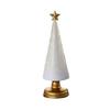 Twinkle Light Christmas Tree Illuminated Starry Night Resin Christmas Tree Ornament for Holiday Bedroom Dorm Tabletop Decor