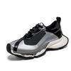 2025 summer sports mesh casual men's shoes platform tide with dad shoes youth outdoor travel shoes