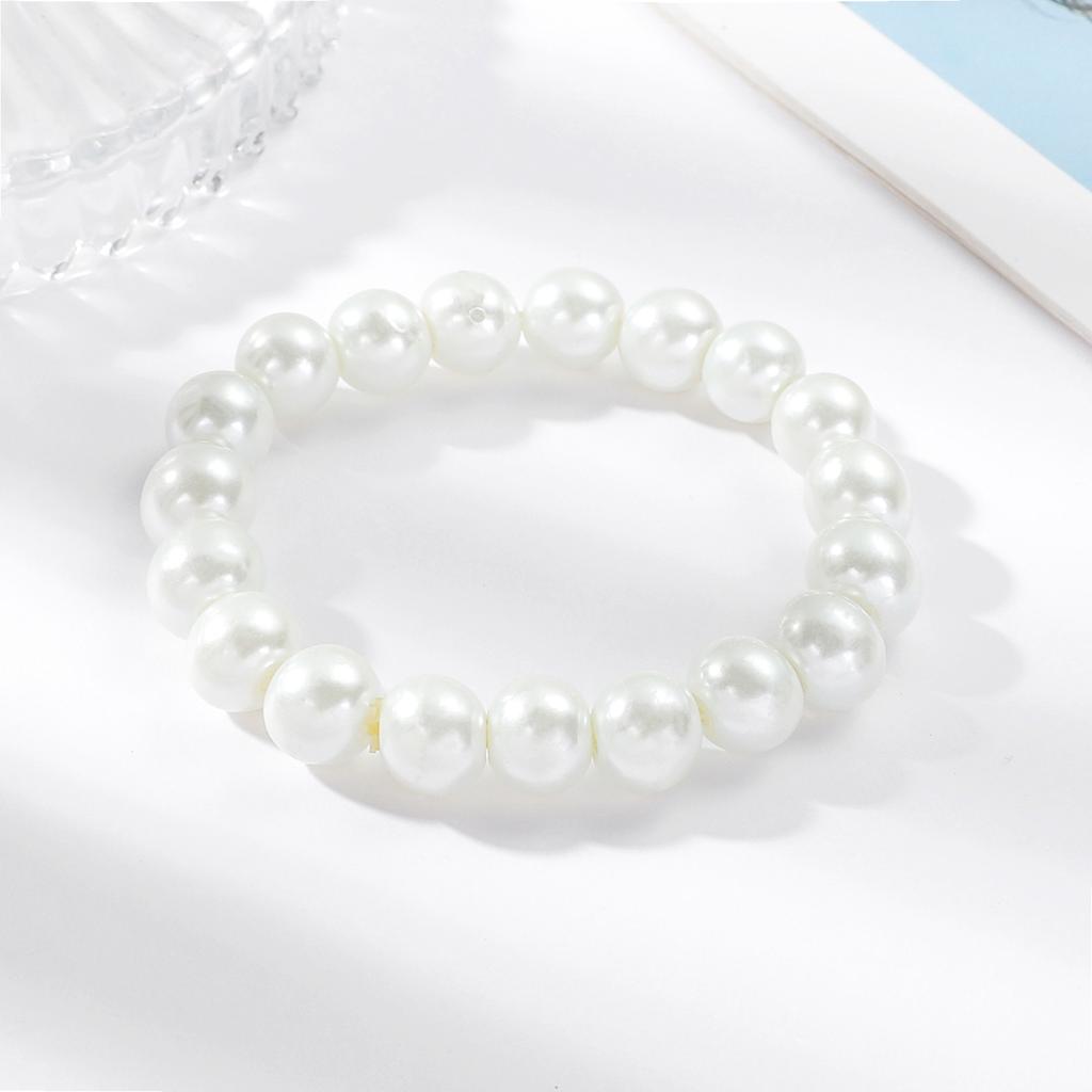 Pearl Bracelet Fashion Versatile Beaded Jewelry, Bracelet Bridal Pearl Bracelet