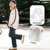 Leather women's summer new square head flat-soled sports shoes women's casual single shoes versatile