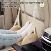 Car Seat Foot Rest Ergonomic Adjustable Footrest Toddler Rear Seat Support Footrest for Adults Elderly Passenger Travel Long