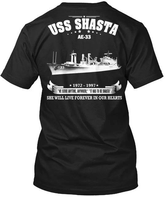 

Uss Shasta Ae 33 T shirt Made in the USA Size S to 5XL 2XL