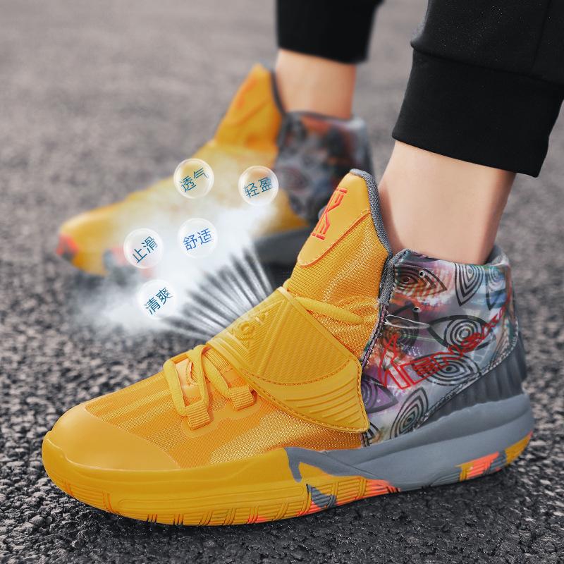 

Fashion trendy mandarin duck basketball shoes men s couple models medium help breathable non-slip shock absorption student youth sports shoes women 34